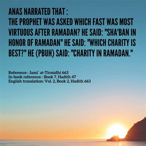 charity in ramadan hadith